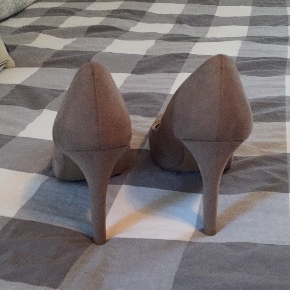 Tan Suede Pumps - Picture 2 of 3